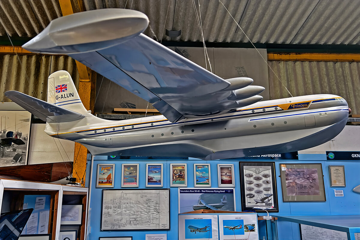 Builder's model of Princess flying boat